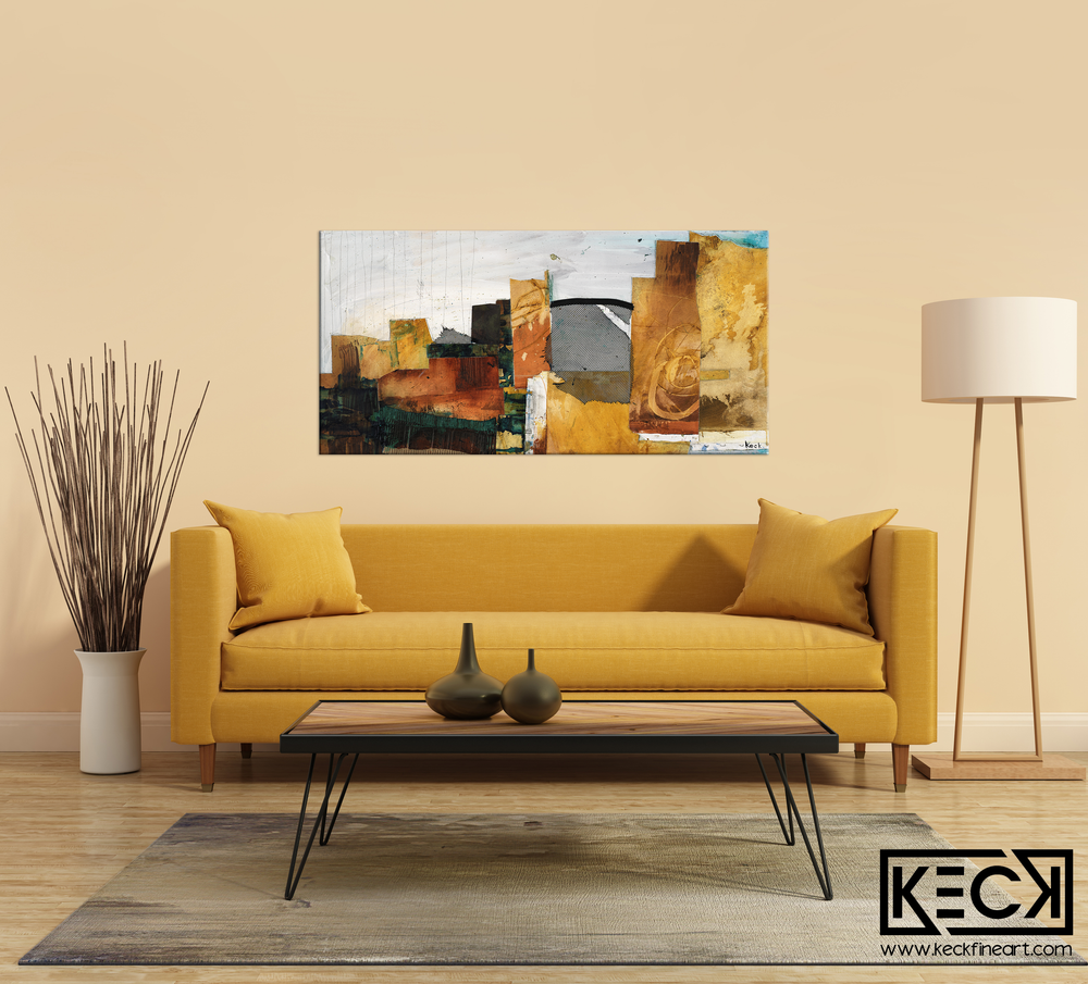 #010719 <br> Views of the City III<br> Canvas Art Print