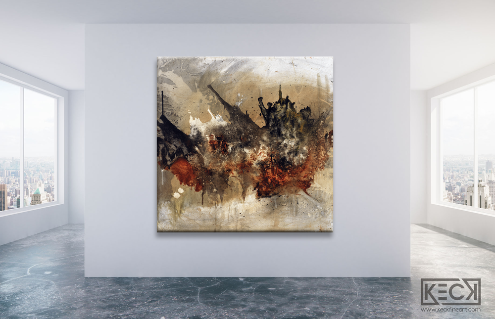 Oversized, Large Abstract Art for Huge Spaces