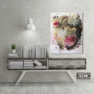 Abstract Canvas Art Print <br>2020 Collection <br>Title:  Jeremiah 29v13 <br> Michel Keck
