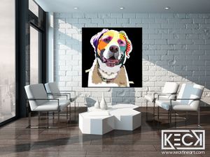 #031702 <br> Greater Swiss Mountain Dog <br> Dog Art Canvas Print