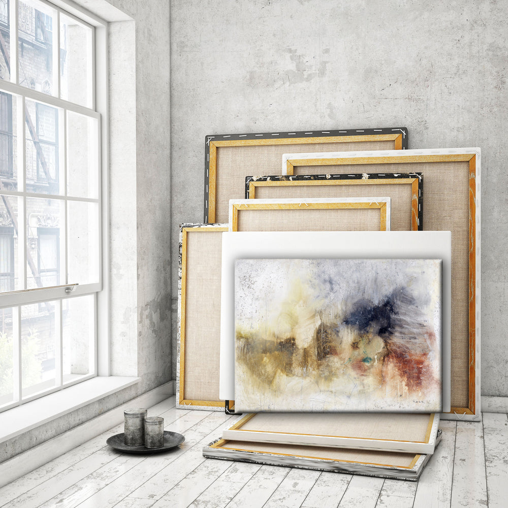 #060904 <br> Abstract Art Canvas Print <br> Title: Remedy