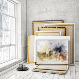 #060904 <br> Abstract Art Canvas Print <br> Title: Remedy