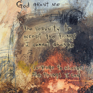 #111504 Serenity Prayer <br> Abstract Prayer Art Print