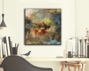 #120801<br> Abstract Art Prints on Canvas <br>Title: Left To Chance