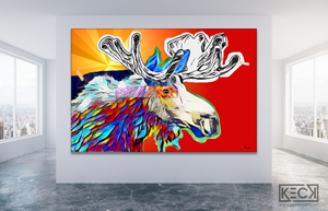 moose art print