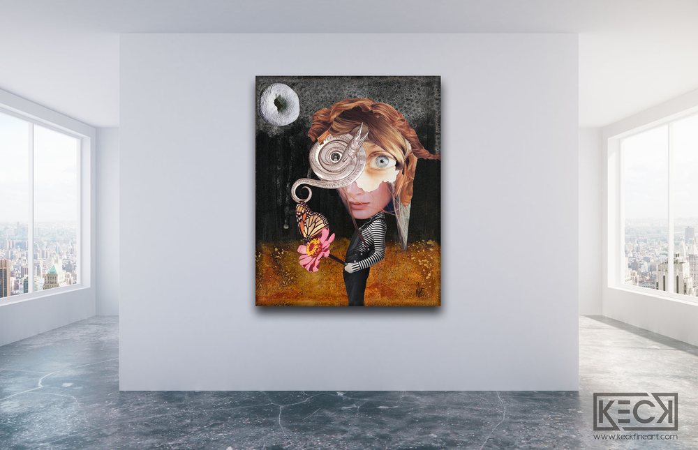 BIG Collage & Mixed Media Art Prints: Oversized Collage Art for Large Spaces