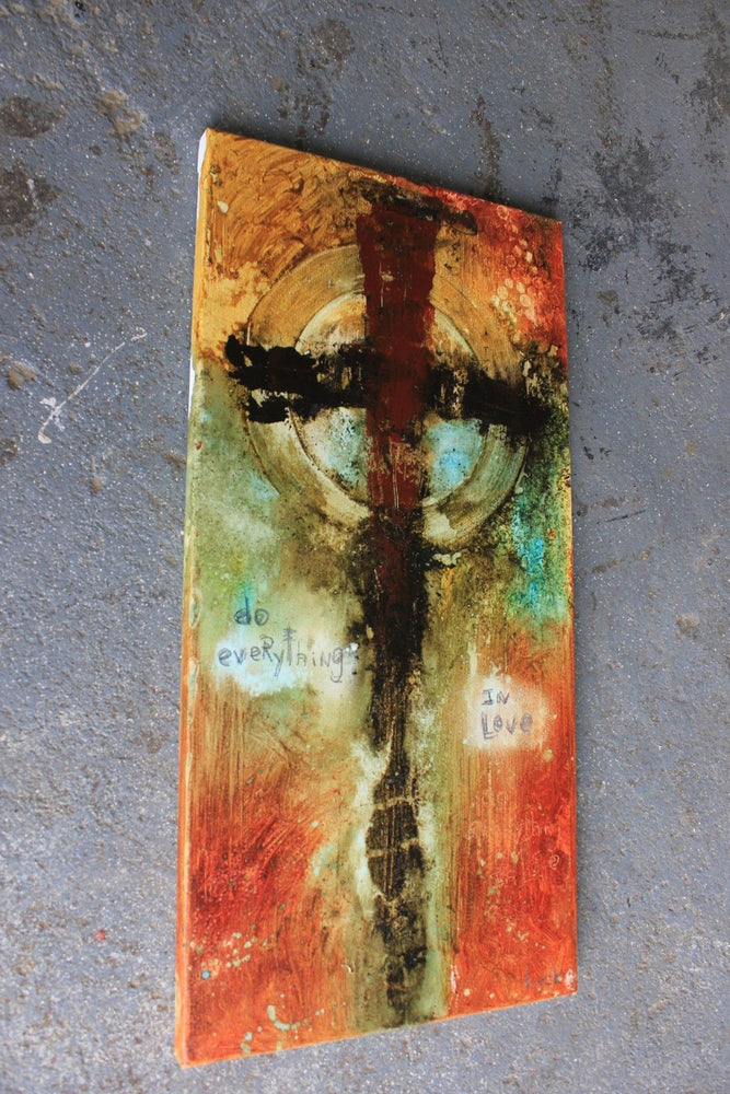 Contemporary Christian Based Cross Art.  Abstract Cross Art Prints and Cross Art Paintings.