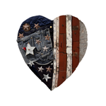AMERICAN FLAG HEART