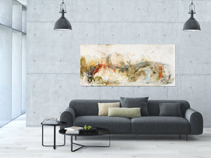 Abstract Art Canvas Print <br>Title: Little by Little