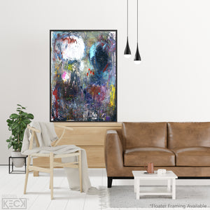 
                
                    Load image into Gallery viewer, #061701 &amp;lt;br&amp;gt;Abstract Art Canvas Print&amp;lt;br&amp;gt; Title: I Came To Win
                
            