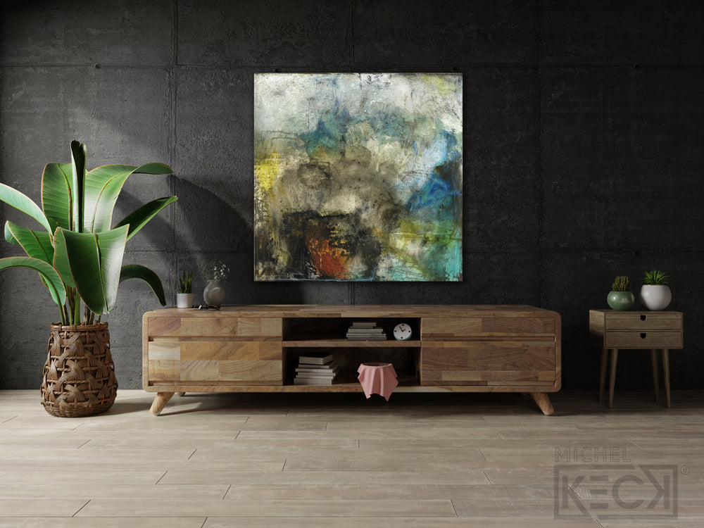 #120802 <br>  Abstract Art Canvas Prints <br> Title: Ace In the Hole