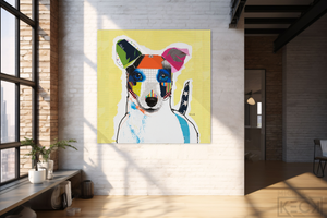 #020902 <br> Jack Russell Terrier <br> Dog Art Canvas Print