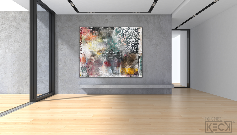 
                
                    Load image into Gallery viewer, Original Abstract Art Painting on Canvas&amp;lt;br&amp;gt;Title: Trouble&amp;#39;s So Easy To Find &amp;lt;br&amp;gt;
                
            