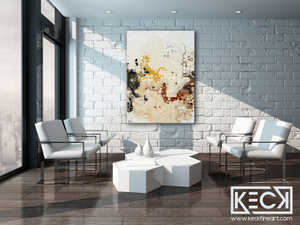 EARTH TONE ABSTRACT ART PRINTS BY MICHEL KECK