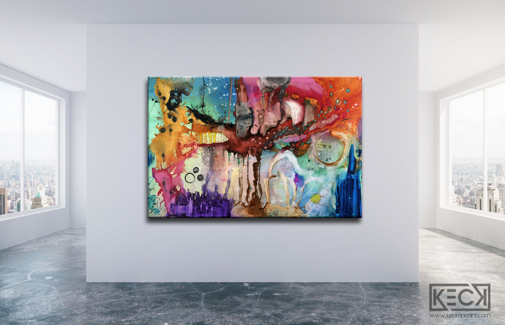 
                
                    Load image into Gallery viewer, Oversized, Large Abstract Art for Huge Spaces
                
            