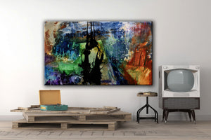 
                
                    Load image into Gallery viewer, ABSTRACT ART Canvas Print of Wouldn&amp;#39;t Wanna be in Your Shoes
                
            