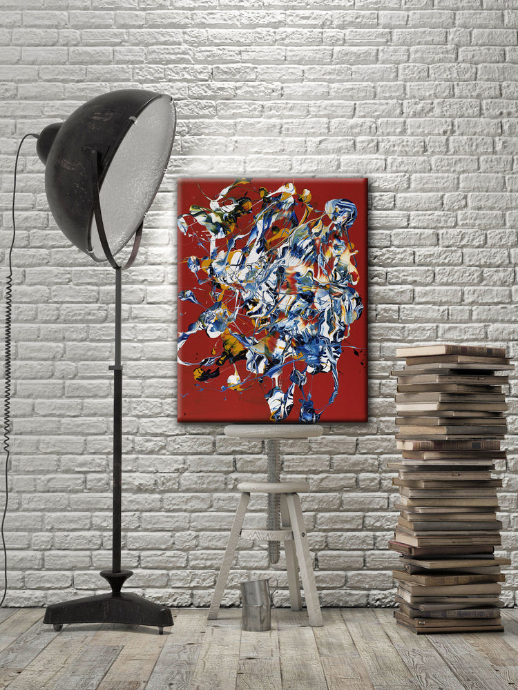 
                
                    Load image into Gallery viewer, ABSTRACT ART Canvas Print of Wish List XXIX
                
            