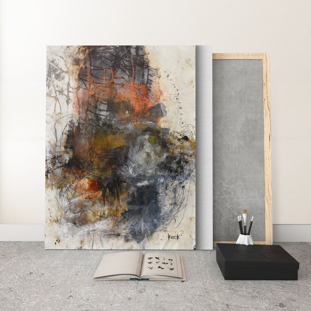 Raw, Earthy, Muted abstract art prints for contemporary spaces