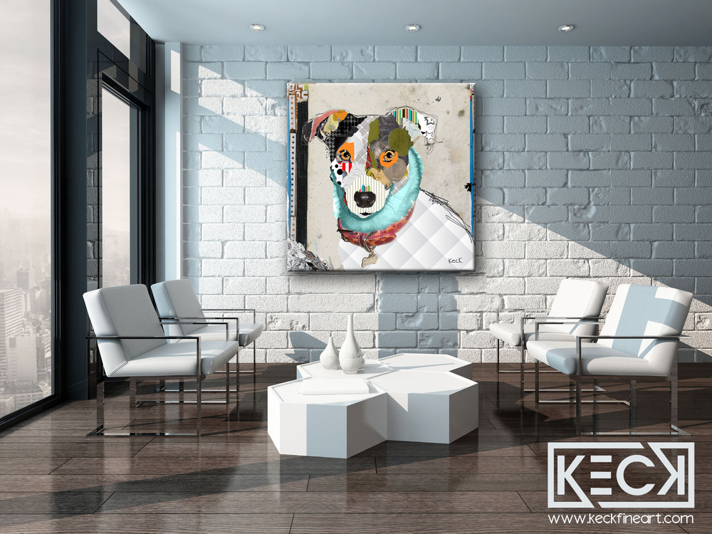 
                
                    Load image into Gallery viewer, dog art prints of jack russell terrier 
                
            