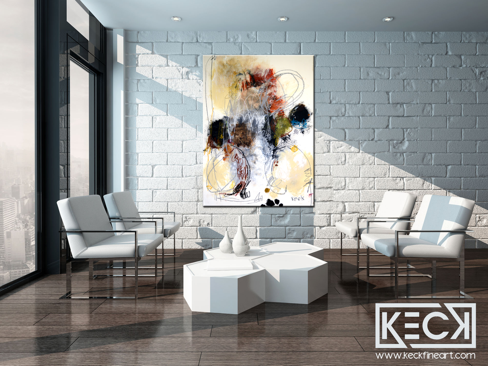 Modern Abstract Art Prints on Canvas.