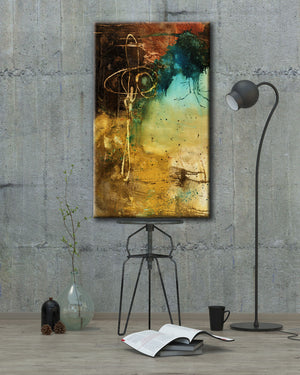 
                
                    Load image into Gallery viewer, ABSTRACT ART Canvas Print of Wake Up Call
                
            