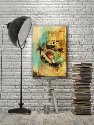 
                
                    Load image into Gallery viewer, ABSTRACT ART Canvas Print of Up For Anything
                
            