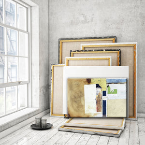 
                
                    Load image into Gallery viewer, MIXED MEDIA Canvas Print of Game Over
                
            