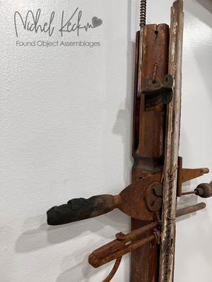 
                
                    Load image into Gallery viewer, #022209 &amp;lt;br&amp;gt; Found Object Art &amp;lt;br&amp;gt;  Cross Assemblage
                
            