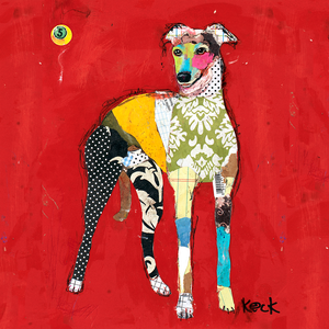 DOG ART PRINTS BY MICHEL KECK