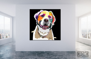 
                
                    Load image into Gallery viewer, #031702 &amp;lt;br&amp;gt; Greater Swiss Mountain Dog - Dixie &amp;lt;br&amp;gt; Canvas Art Print
                
            