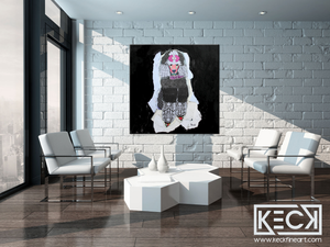 
                
                    Load image into Gallery viewer, Dog Art Prints on Canvas:  Poodle and Standard Poodle dog art prints
                
            