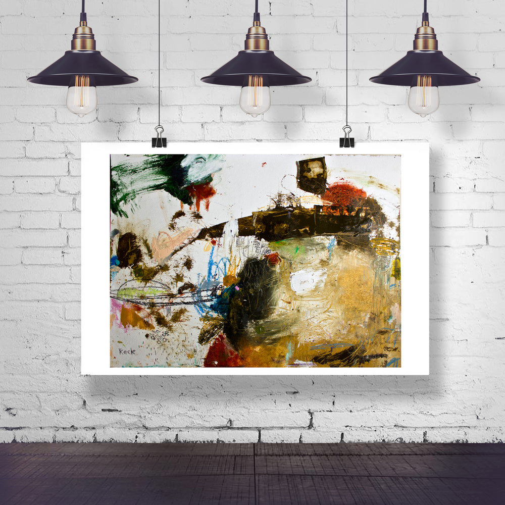ABSTRACT ART Canvas Print of Tired of Pretending