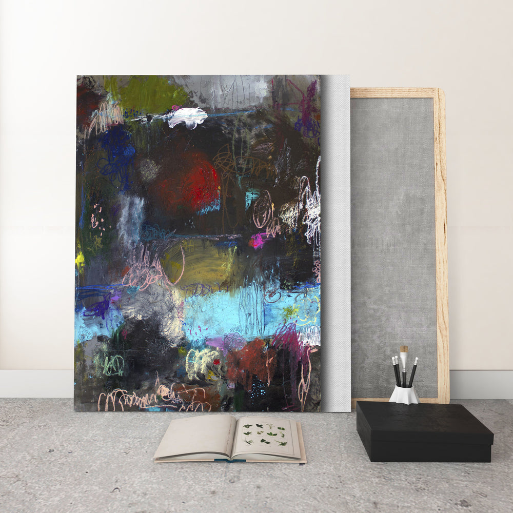 ABSTRACT ART Canvas Print of When All I Want is Just the Truth