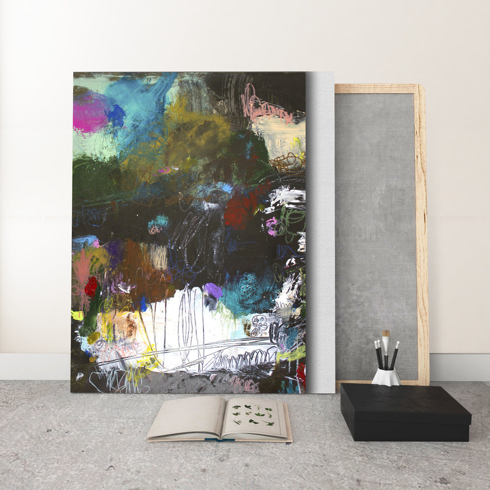 
                
                    Load image into Gallery viewer, ABSTRACT ART Canvas Print of What Doesn&amp;#39;t Kill Us
                
            
