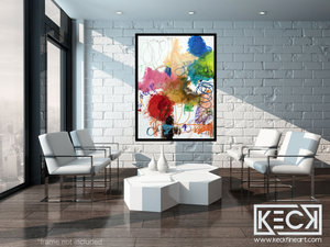 #051228 <br> Our Worlds are Meant to Collide <br> Canvas Art Print