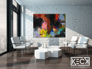 Large and COLORFUL Abstract Art