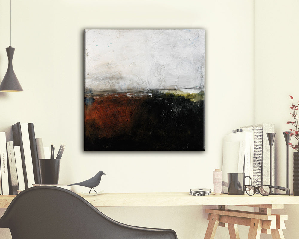 ABSTRACT ART Canvas Print of When All Is Said And Done