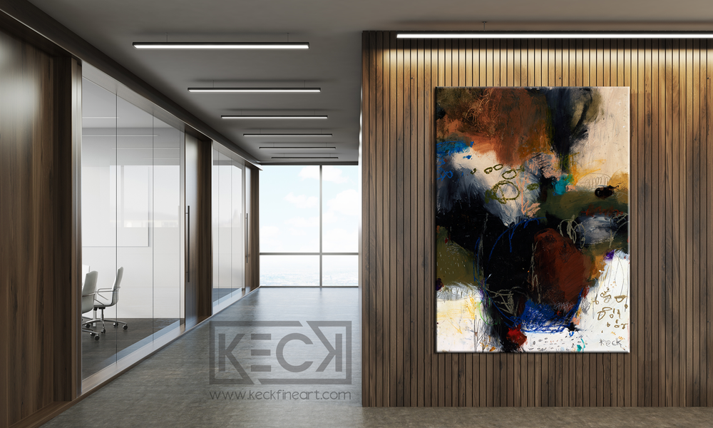 HUGE ABSTRACT CANVAS PRINTS BY MICHEL KECK