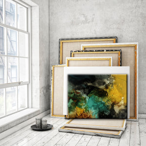ABSTRACT ART Canvas Print of You Might Just Get What You Wanted