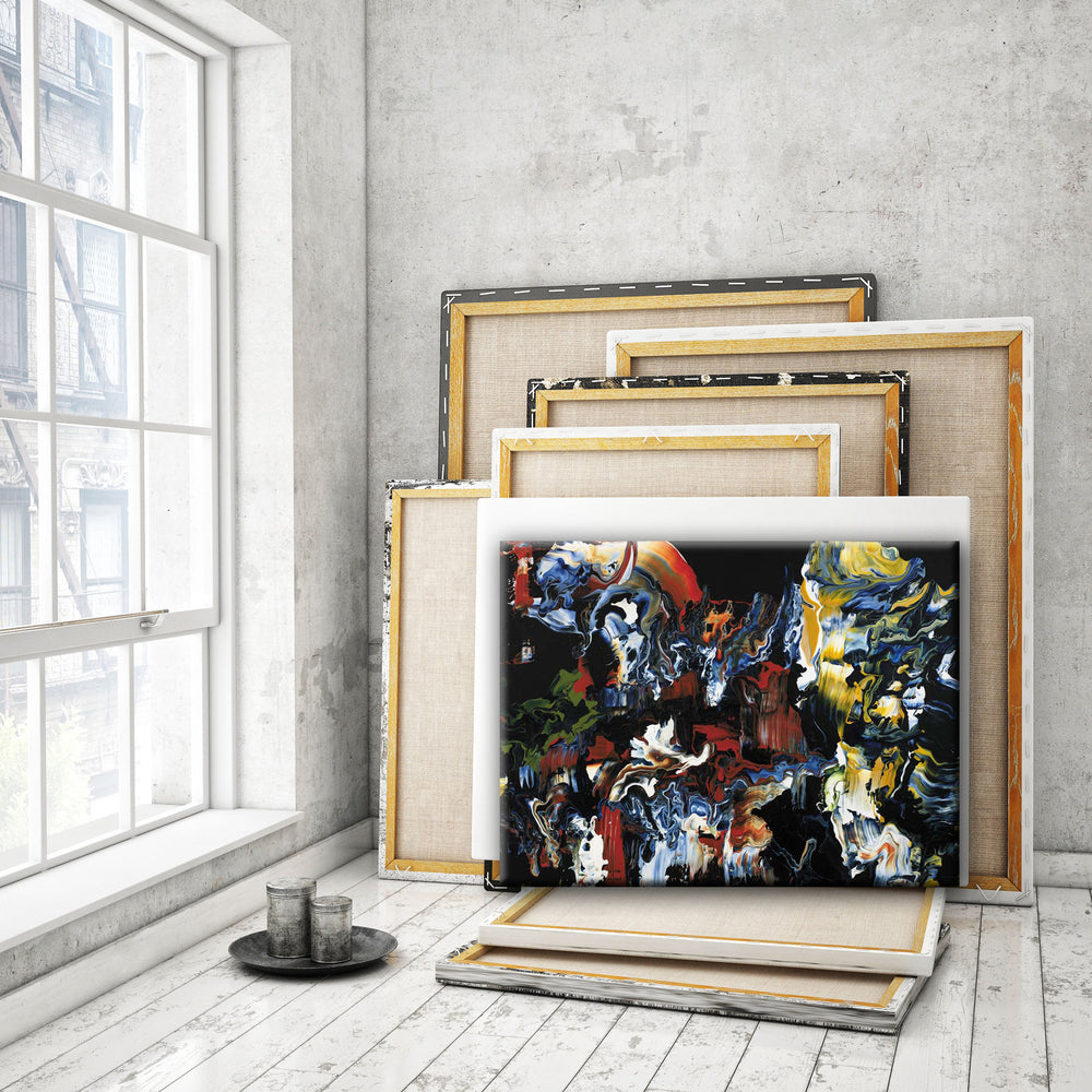 
                
                    Load image into Gallery viewer, ABSTRACT ART Canvas Print of Wish List XVI
                
            