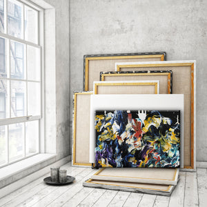 
                
                    Load image into Gallery viewer, ABSTRACT ART Canvas Print of Wish List XX
                
            
