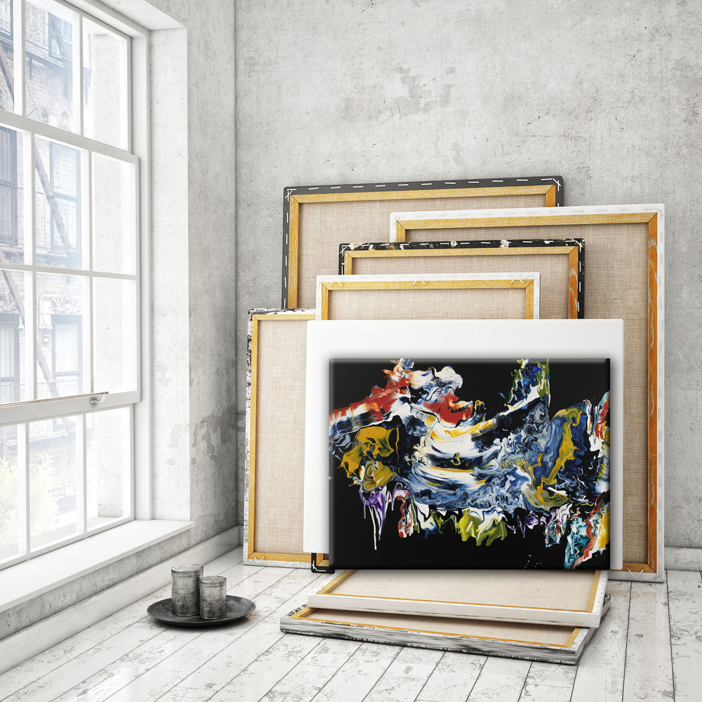 
                
                    Load image into Gallery viewer, ABSTRACT ART Canvas Print of Wish List XXII
                
            