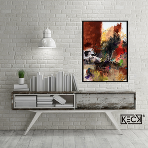 
                
                    Load image into Gallery viewer, MIXED MEDIA ART Canvas Print of Returned in Kind #081212
                
            