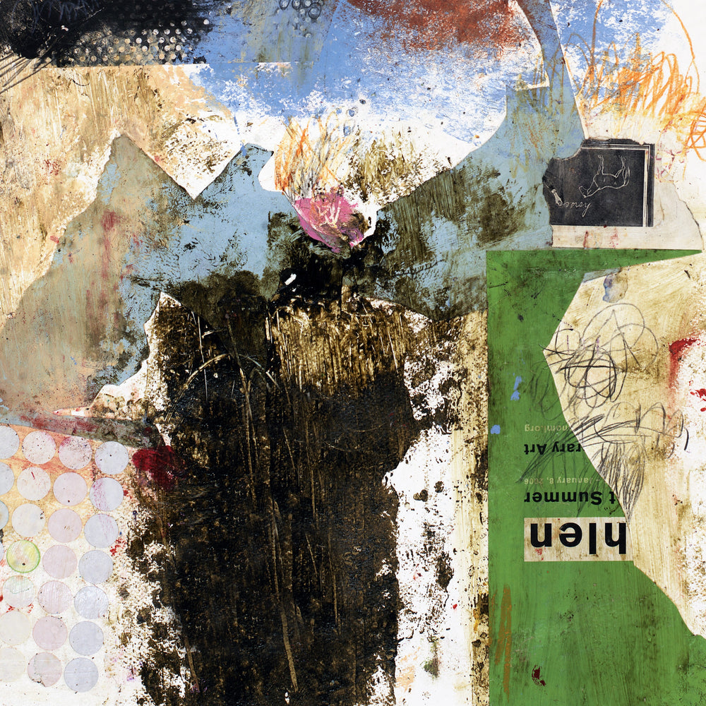 #081213 <br> Title: Makes You Think Twice <br> Mixed Media Art Print