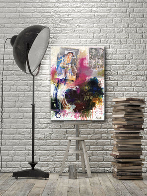 #081217 <br> Shoppin for a New Distraction <br> Canvas Art Print