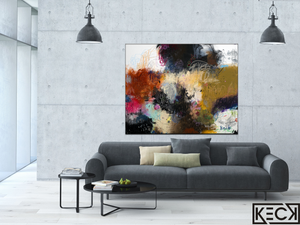 
                
                    Load image into Gallery viewer, #081305 &amp;lt;br&amp;gt; Finally Figured It Out &amp;lt;br&amp;gt; Abstract Art Canvas Print
                
            