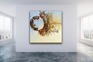 LARGE ABSTRACT CANVAS ART PRINTS BY MICHEL KECK