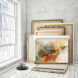 Fine abstract art prints on canvas.