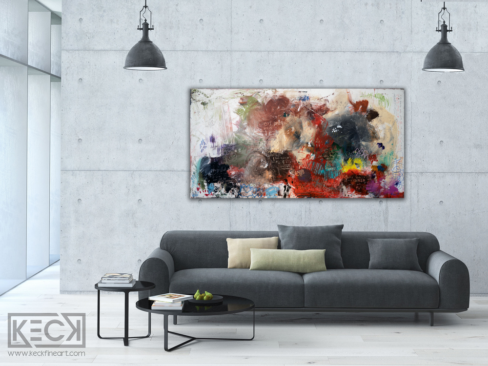 #092001 Isaiah 40:31 <br>Abstract Art Scripture Canvas Print