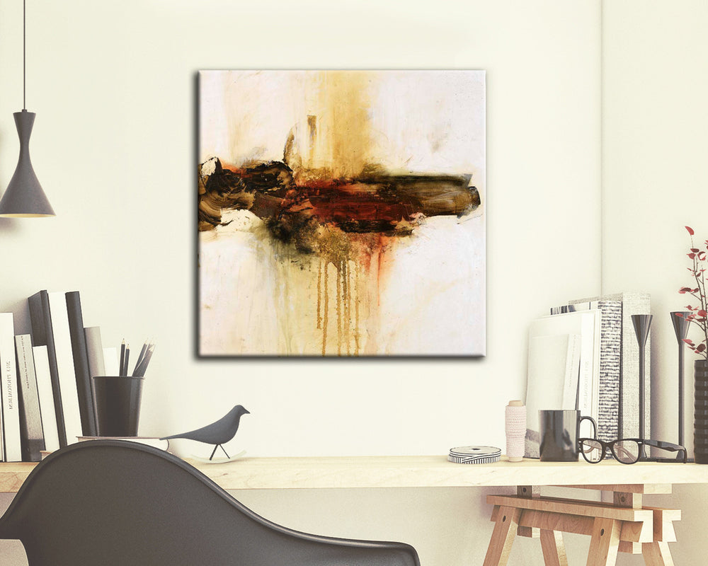 Abstract Art Print on Canvas | I Belong With You